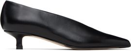 Aeyde Aeyde Black Clara Pointed-Toe Heels