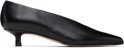 Aeyde Aeyde Black Clara Pointed-Toe Heels