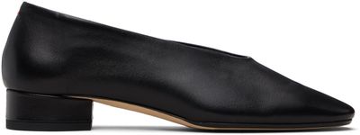 Aeyde Aeyde Black Delia Low-Heeled Ballet Heels