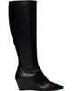 Aeyde Aeyde Black Hana Cap Nappa Leather Tall Boots - 1