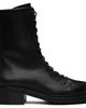 Aeyde Aeyde Black Isa Lace-Up Ankle Boots - 1