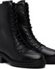 Aeyde Aeyde Black Isa Lace-Up Ankle Boots - 4