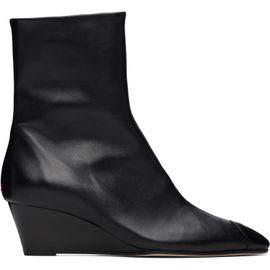 Aeyde Aeyde Black Mia Cap Nappa Leather Boots