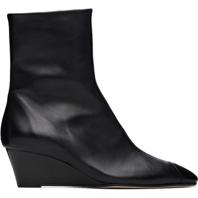 Aeyde Aeyde Black Mia Cap Nappa Leather Boots