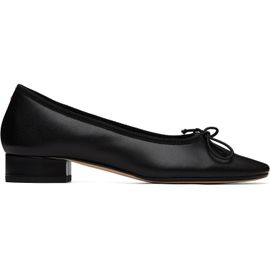 Aeyde Aeyde Black Onda Round-Toe Ballerina Flats