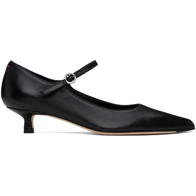 Aeyde Aeyde Black Polina Nappa Leather Heels