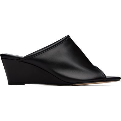 Aeyde Aeyde Black Suzanne Wedge Heeled Sandals
