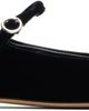 Aeyde Aeyde Black Uma Velvet Mary-Jane Flats - 1