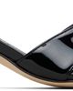 Aeyde Aeyde Black Vero Patent Leather Mule Heeled Sandals - 1