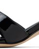 Aeyde Aeyde Black Vero Patent Leather Mule Heeled Sandals - 3