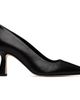 Aeyde Aeyde Black Zandra Chiseled Heels - 1