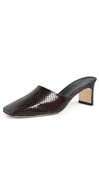 AEYDE AEYDE Blithe Snake Print Pumps Port