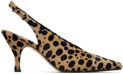 Aeyde Aeyde Brown & Black Carla Heels
