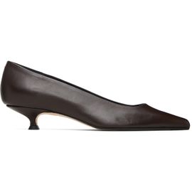Aeyde Aeyde Brown Cari Pointed-Toe Heels
