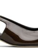 Aeyde Aeyde Brown Catrina Patent Leather Heels - 1