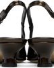 Aeyde Aeyde Brown Catrina Patent Leather Heels - 2