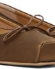 Aeyde Aeyde Brown Gabriella Satin Ballerina Flats - 4
