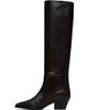 Aeyde Aeyde Brown Medea Knee-High Boots - 3