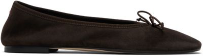 Aeyde Aeyde Brown Tiby Ballerina Flats