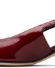 Aeyde Aeyde Burgundy Catrina Patent Leather Heels - 3