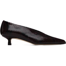 Aeyde Aeyde Burgundy Clara Pointed-Toe Heels