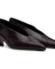 Aeyde Aeyde Burgundy Clara Pointed-Toe Heels - 4
