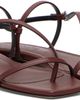 Aeyde Aeyde Burgundy Ella Square-Toe Sandals - 4