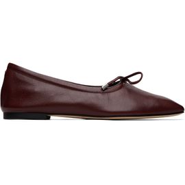 Aeyde Aeyde Burgundy Nomi Glove Ballerina Flats