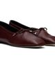 Aeyde Aeyde Burgundy Nomi Glove Ballerina Flats - 4