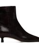 Aeyde Aeyde Burgundy Sofie Leather Ankle Boots - 1