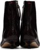 Aeyde Aeyde Burgundy Sofie Leather Ankle Boots - 2