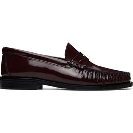 Aeyde Aeyde Burgundy Terry Polido Loafers