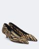 Aeyde Aeyde Cari tiger-print calf hair pumps - 1