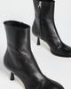 AEYDE AEYDE Dorothy Leather Ankle Boots Black - 5