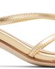 Aeyde Aeyde Gold Abby Leather Heeled Sandals - 1