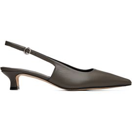 Aeyde Aeyde Gray Catrina Slingback Heels