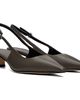 Aeyde Aeyde Gray Catrina Slingback Heels - 3