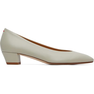 Aeyde Aeyde Gray Helia Low-Cut Heels