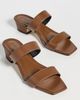AEYDE AEYDE Kemi Nappa Leather Tobacco Sandals Tobacco - 5