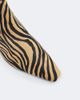 Aeyde Aeyde Lila zebra-print calf hair ankle boots - 5