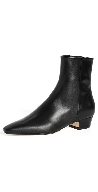 AEYDE AEYDE Lilia Leather Ankle Boots Black