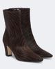 Aeyde Aeyde Maris printed calf hair ankle boots - 1