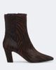 Aeyde Aeyde Maris printed calf hair ankle boots - 6