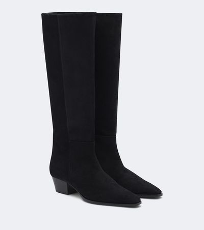 Aeyde Aeyde Medea suede knee-high boots