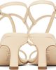 Aeyde Aeyde Off-White Elise Leather Toe-Post Heeled Sandals - 2