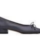 Aeyde Aeyde Purple Onda Round-Toe Ballet Heels - 1