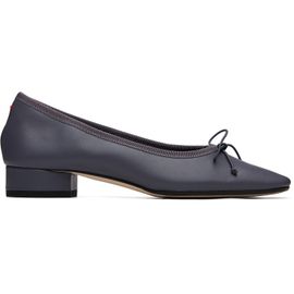 Aeyde Aeyde Purple Onda Round-Toe Ballet Heels