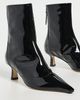 AEYDE AEYDE Sila Patent Calf Leather Booties Black - 5
