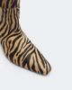 Aeyde Aeyde Silva zebra-print calf hair knee-high boots - 5