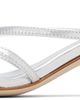 Aeyde Aeyde Silver Abby Leather Heeled Sandals - 3